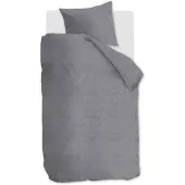 Ambiante Dekbedovertrek Edo Donker Grijs Katoen-140 x 200 / 220 cm | 1-Persoons