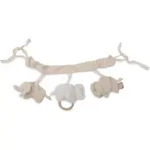 Jollein Wagenspanner - Kinderwagen Speelgoed - Elephant Tales