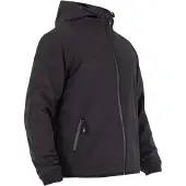 John Doe XTM Hoodie V3 Softshell, waterdicht textieljack ,zwart ,S