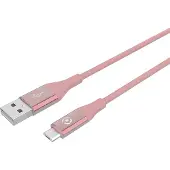 Celly Micro-usb Kabel, 1 Meter, Roze - Celly Feeling