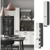 Vicco R-Line Apotheekkast – 30 cm Wit Landhuis