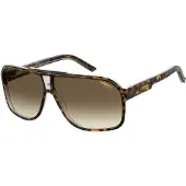 Carrera Aviator Mens Havana Brown gradiënt zonnebril