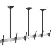 Equip 650374, Beugel voor het ophangen van schermen, geschikt voor schermen van 45 tot 50 inch / 3 TFT, draagvermogen 50 kg, Manu Triple, sw lite, detailhandel (verzendt via transportbedrijf)