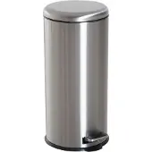 HOMdotCOM Pedaalemmer RVS zilver 30L