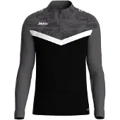 Jako Sportief sweatshirt grijs / zwart / wit
