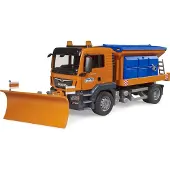 MAN Bruder TGS Strooiwagen met sneeuwploeg 1:16