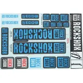 RockShox Decal Kit 35 Mm Blauw