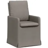 vidaXL - Eetstoelen - 2 - st - Stof - Taupe - 57 - x - 67 - x - 98 - cm
