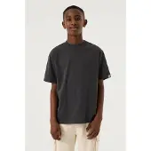Garcia T-shirt met backprint antraciet Grijs Jongens Katoen Ronde hals - maat 128