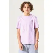 Garcia T-shirt met backprint lichtroze Jongens Katoen Ronde hals Backprint - maat 140