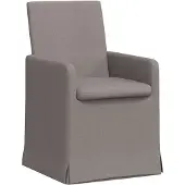 vidaXL Eetstoelen 2 pcs Taupe 57 x 67 x 95 cm Stof