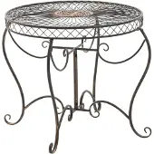 CLP Sheela - ronde tuintafel - Ø 76 cm - metaal - bronzen