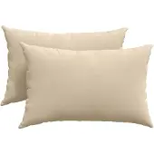 vidaXL Zitkussens 2 st Stof Crème 60 x 40 cm