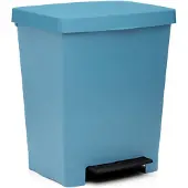 TATAY Cubki 23l Trash Can With Foot Pedal Blauw