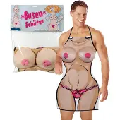 Orion Erotisch cadeau keukenschort (met pluchen borsten)