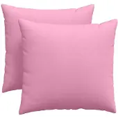 vidaXL Zitkussens 2 st Stof Roze 45 x 45 cm