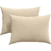 vidaXL Zitkussens 2 st Stof Crème 70 x 50 cm