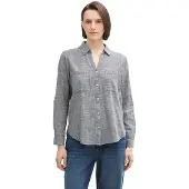 Tom Tailor Blouse marine / wit