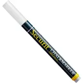 Securit Krijtbord stift - wit - ronde punt 1-2 mm - Voor borden glas en keramiek