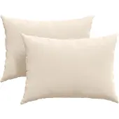 vidaXL Zitkussens 2 pcs Beige 70 x 50 cm Stof