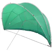 vidaXL Zwembadkoepel 500 x 500 x 236 cm 185T polyester met PU-coating