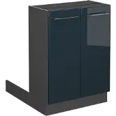 Vicco Fame-Line Keukeneiland – 60 cm zonder werkblad Donkerblauw hoogglans