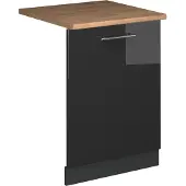 Vicco Fame-Line Vaatwasserfrontpaneel – 60 cm, WB Eik Antraciet Hoogglans