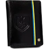 Peterson - Herenportemonnee - Echt Leer - Oekraïne Embleem Design - RFID Bescherming