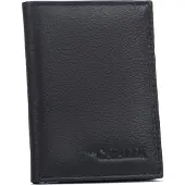 4U Cavaldi Leren kaarthouder TW-01-PDM-BP-9076 Zwart