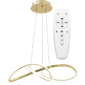 Toolight Hangring Plafondlamp Modern Led Afstandsbediening App394-cp Goud