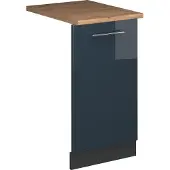 Vicco Fame-Line Vaatwasserfrontpaneel – 45 cm, WB Eik Donkerblauw hoogglans