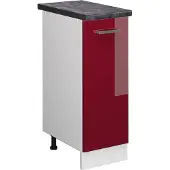 Vicco R-Line Apotheekkast – 30 cm, WB Antraciet Rode hoogglans