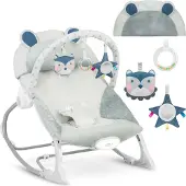 Ricokids Wipstoel met vibratiefunctie - grijs