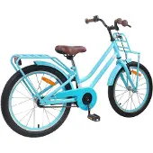 vidaXL - Kinderfiets - 18 - Inch - voor - 5-7 - jaar - oud - Lichtblauw