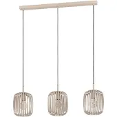 Eglo 900497 Romazzina Hanglamp Staal Zand - 3 x E27