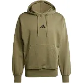 Adidas Sweatshirt 'Feelcozy' olijfgroen / zwart