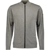 No-excess Gebreid vest grijs gemêleerd