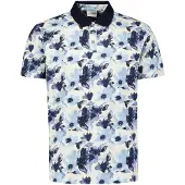 No-excess Shirt marine / lichtblauw / wolwit