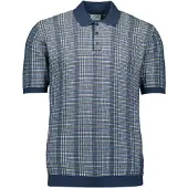 No-excess Trui taupe / navy / lichtblauw