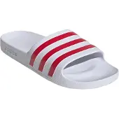 Adidas Originals Muiltjes 'ADILETTE AQUA' donkerrood / wit