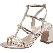 Tamaris Sandalen met riem goud