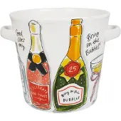 Blond Amsterdam , Even Bijkletsen: ceramic ice bucket