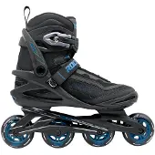 Roces Icon X 80 Skeelers - Inline Skates - Zwart/Blauw - Maat 41