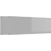 vidaXL Keukenachterwand 2 st Lichtgrijs 120 x 40 cm gehard glas