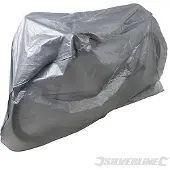 Silverline Beschermhoes fiets - waterdicht en UV-bestendig - 200 x 58 x 100 cm