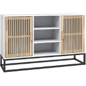vidaXL Dressoir, wit, 105x30x65 cm, houtvezel