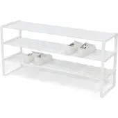 Spinder Design schoenenrek Rex SR 2 - Wit - 100 cm