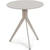 Spinder bijzettafel Daley Low - Silky Taupe - Ø 38