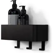 Spinder Design Multi 3 Wandkapstok H 13 cm - Zwart