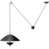 Ferm Living Lod hanglamp Zwart geblakerd ijzer
